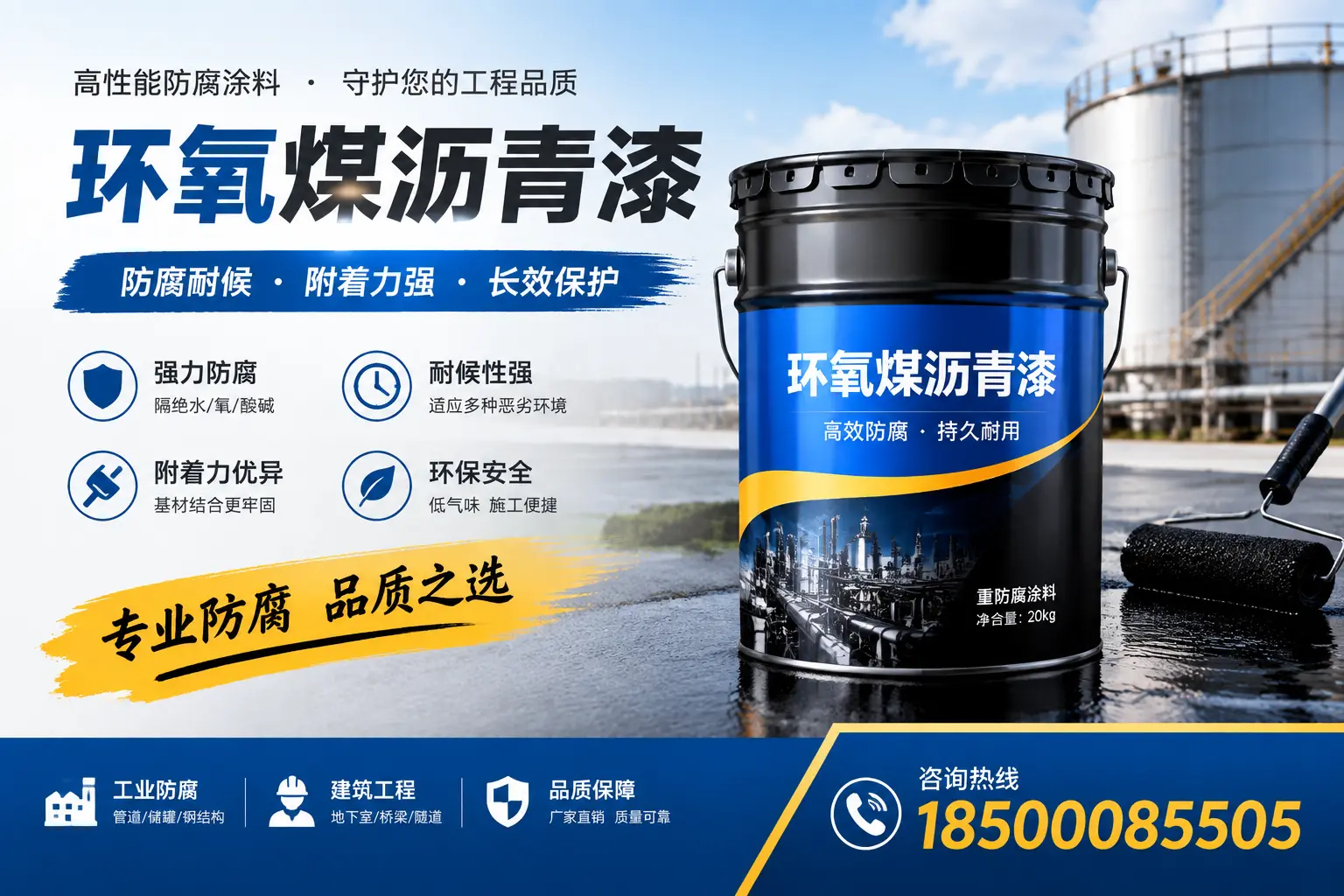 如何选择适合的环氧煤沥青漆?锦州市场选型指南
